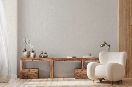 Gray Embossed Wallpaper – Understated Shimmer (24111-1)